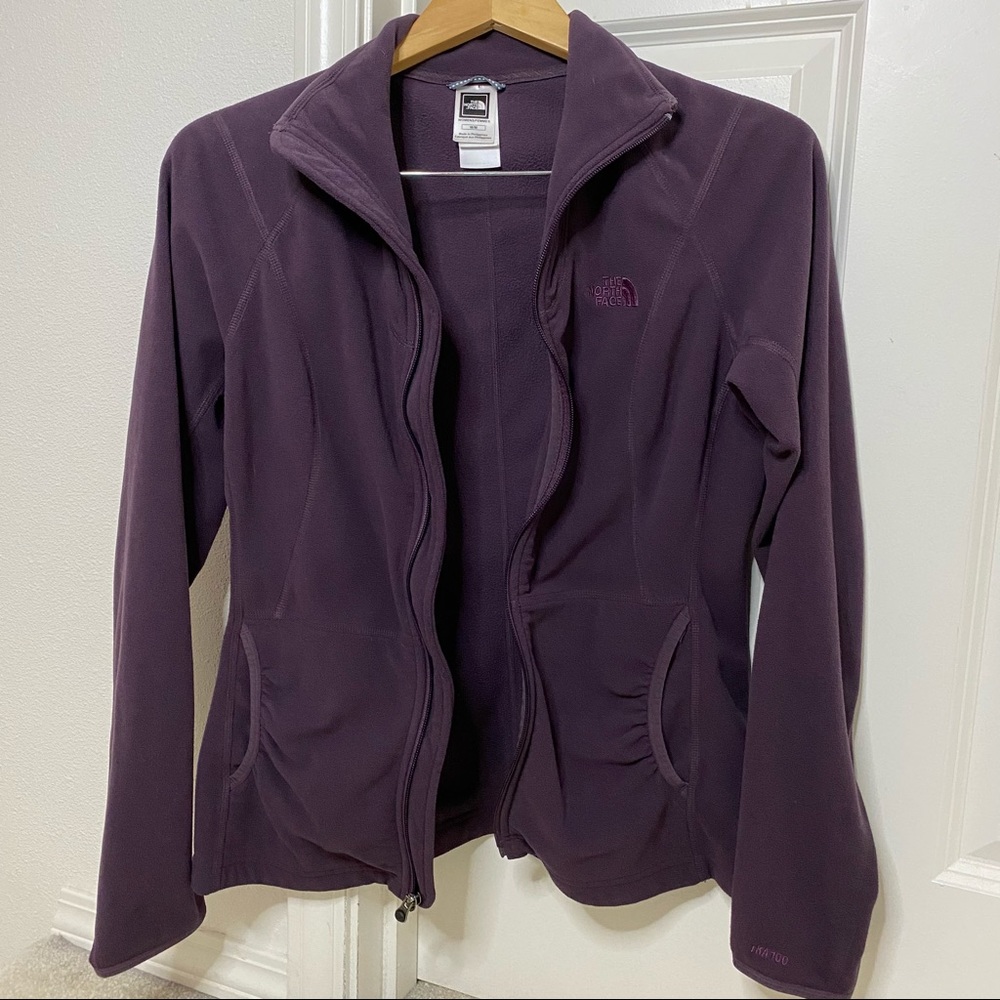The North Face Purple Fleece Zip Up